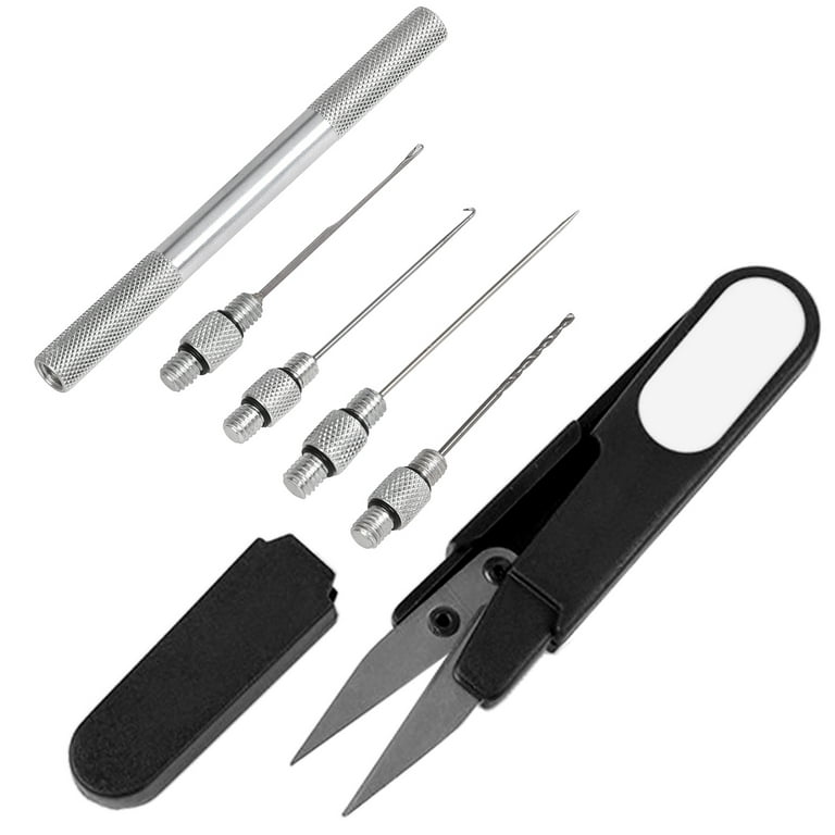 Eccomum Carp Fishing Rigging Bait Kit Tool Set Bait Boilie Drill Stringer  with Line Scissors 