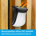 thumbnail image 3 of Luz solar para exteriores, cerca de patio, decoración de jardín, impermeable, 2 uds., 3 of 7