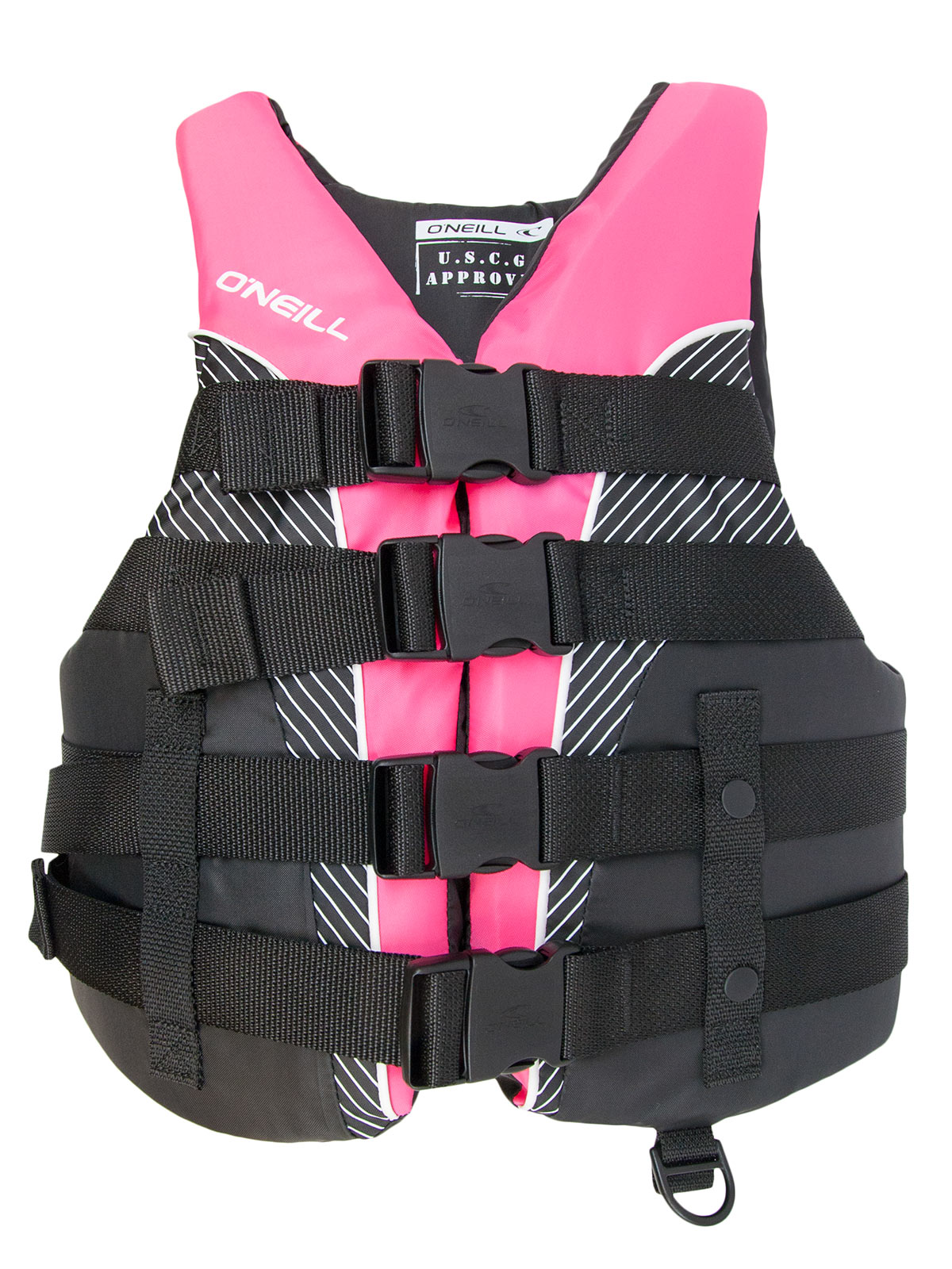 O'Neill womens Superlite USCG life vest XL Black/berry/black - Walmart.com