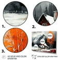 thumbnail image 3 of Designart Cabin In The Woods In Winter VI Canvas Wall Art, 3 of 5