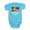 Turquoise, variant on CafePress - Made In America With Swedish Parts - Cute Infant Bodysuit Baby Romper