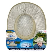Arctic Hat Cooling Hat, Evaporative Cooling Liner with UV Protection & Breathable Performance Fabric, One Size Fits All Design, Beige, AHAT-CD6