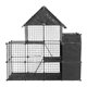 thumbnail image 4 of Parque infantil plegable para mascotas, valla de hierro, caseta para cachorros, casa para cachorros, conejos, puerta para perros, suministros, jaula de entrenamiento para ejercicios, 4 of 5