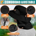 thumbnail image 2 of Sombrero El Sol Gorra Protección Cuello Y Cara +manga Y Gafas, 2 of 4