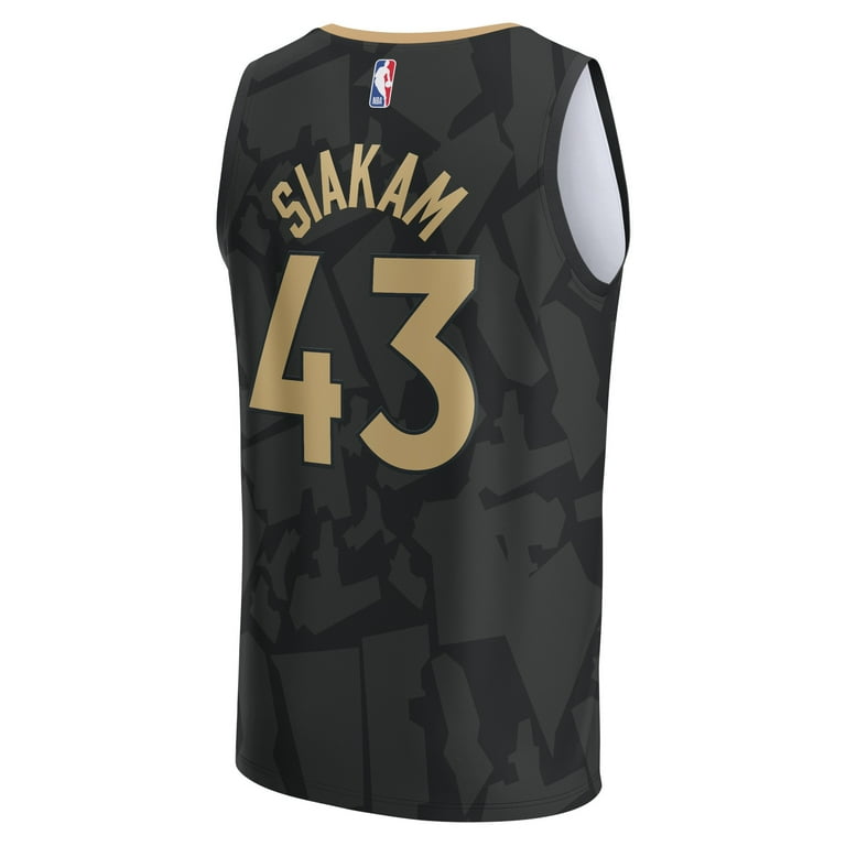 Men s Fanatics Pascal Siakam Black Toronto Raptors Fastbreak Jersey City Edition Walmart