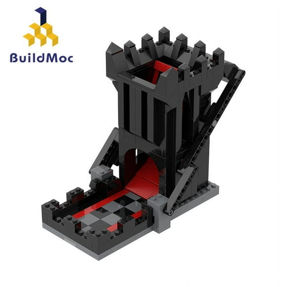 Dragon and Earth Xia City Self-Loading Dice Tower MOC-116767 Set Compatible with Lego Bricks