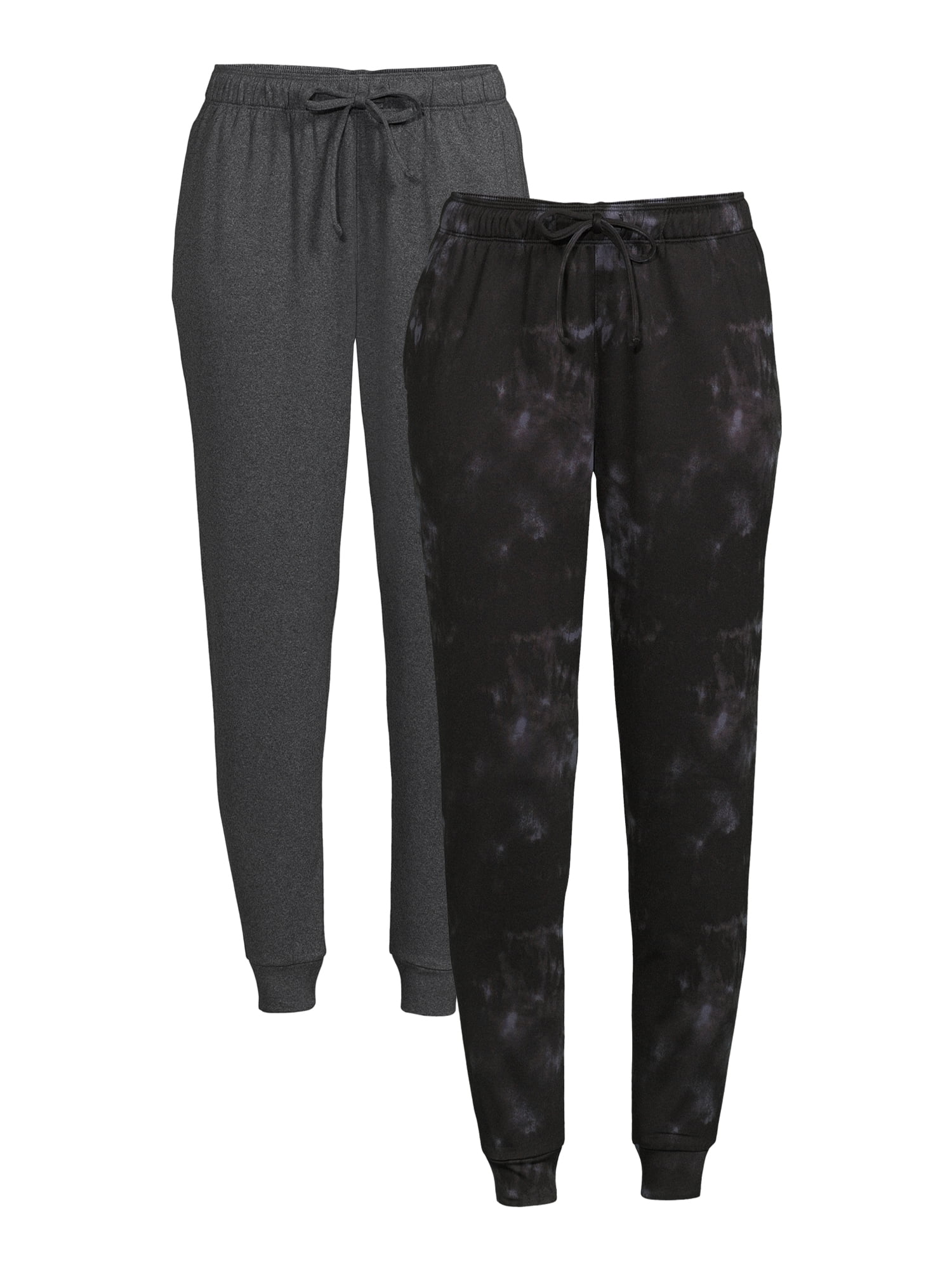 Athletic Works Women's Joggers, 2-Pack 