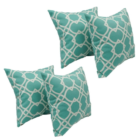 17-inch Square Polyester Outdoor Throw Pillows (Set of 4) 9910-S4-OD-144