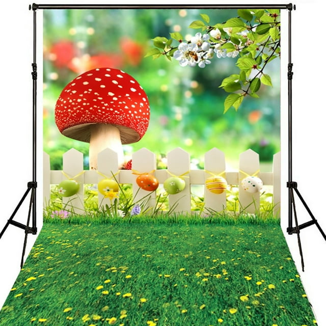 Coofit Photographie Fond Mignon Oeuf Coloré Photo Toile de Fond Studio Accessoire pour Pâques