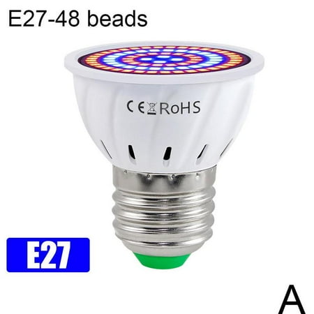 

LED Plant Lamp Cup 48 Beads 60 Beads 80 Beads Succulent Nursery Growth Light Plant Supplement V7D0