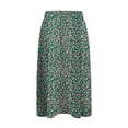 thumbnail image 7 of Qcmgmg Flowy Skirt Midi Length Elastic High Waist A-Line Skirt with Pockets Bohemia for Women 2025 Trendy Mint Green XXL, 7 of 7