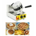 thumbnail image 2 of INTBUYING Commercial Nonstick Waffle Maker Electric Rotated Iron Waffle Machine 110V, 2 of 8