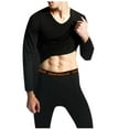 thumbnail image 4 of Long Johns Thermal Underwear for Men with Fleece Lined, Soft Base Layer Top and Bottom Set for Cold Weather, 4 of 4