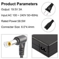 thumbnail image 2 of 19.5V 3A AC Adapter Laptop Charger Compatible with Sony VAIO PCGA-AC19V1 PCGA-AC19V2 VGP-AC19V10 VGP-AC19V25 VGP-AC19V26 VGP-AC19V27 VGP-AC19V43 VGP-AC19V48, 2 of 10