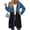 Dark Blue_DB29, variant on Long Zip Up Hoodies for Women Double Zipper Jacket Tunic Sweatshirts Fall Winter Fashion Clothes with Pockets Army Green S