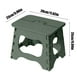 thumbnail image 3 of Taburete plegable compacto | Asiento plegable de plástico pequeño y portátil | Diseño ligero y compacto | Silla de camping ecológica y duradera para exteriores, viajes y jardín | Uso en casa,, 3 of 6