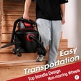 thumbnail image 2 of Shop-Vac 6 Gallon 3.0 Peak HP Wet Dry Vacuum, Heavy-Duty Shop Vacuum with Attachments, 5920611, 2 of 7