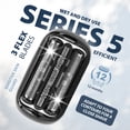 thumbnail image 3 of 53B Replacement Shaver Head, Fits Series 5 & Series 6 Electric Shavers, Compatible with Models 5672, 5018s, 5020s, 5049cs, 5050cs, 6020s, 6072cc, 6090cc, Black, 3 of 7