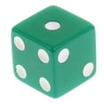 thumbnail image 4 of Juego De Dados D6 De 10 Piezas Para Juegos De Rol De Mazmorras Y Dragones 16 Mm Verde Sunnimix Dados del juego de mesa 10pcs, 4 of 8
