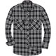 thumbnail image 1 of Alimens & Gentle Camisas casuales de franela a cuadros de manga larga con botones y ajuste regular para hombre, 1 of 4