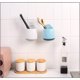 thumbnail image 3 of Injueey Soporte para cepillos de Desagüe Lavabo Peine Organizador de de Estante de almacenamiento Cosméticos Accesorios Almacenamiento y organización del hogar Amarillo, 3 of 6