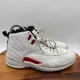 thumbnail image 1 of Ni - ke Ni - ke Air Jordan 12 Retro Twist Shoes Mens 10.5 White Red Basketball Sneakers, 1 of 5