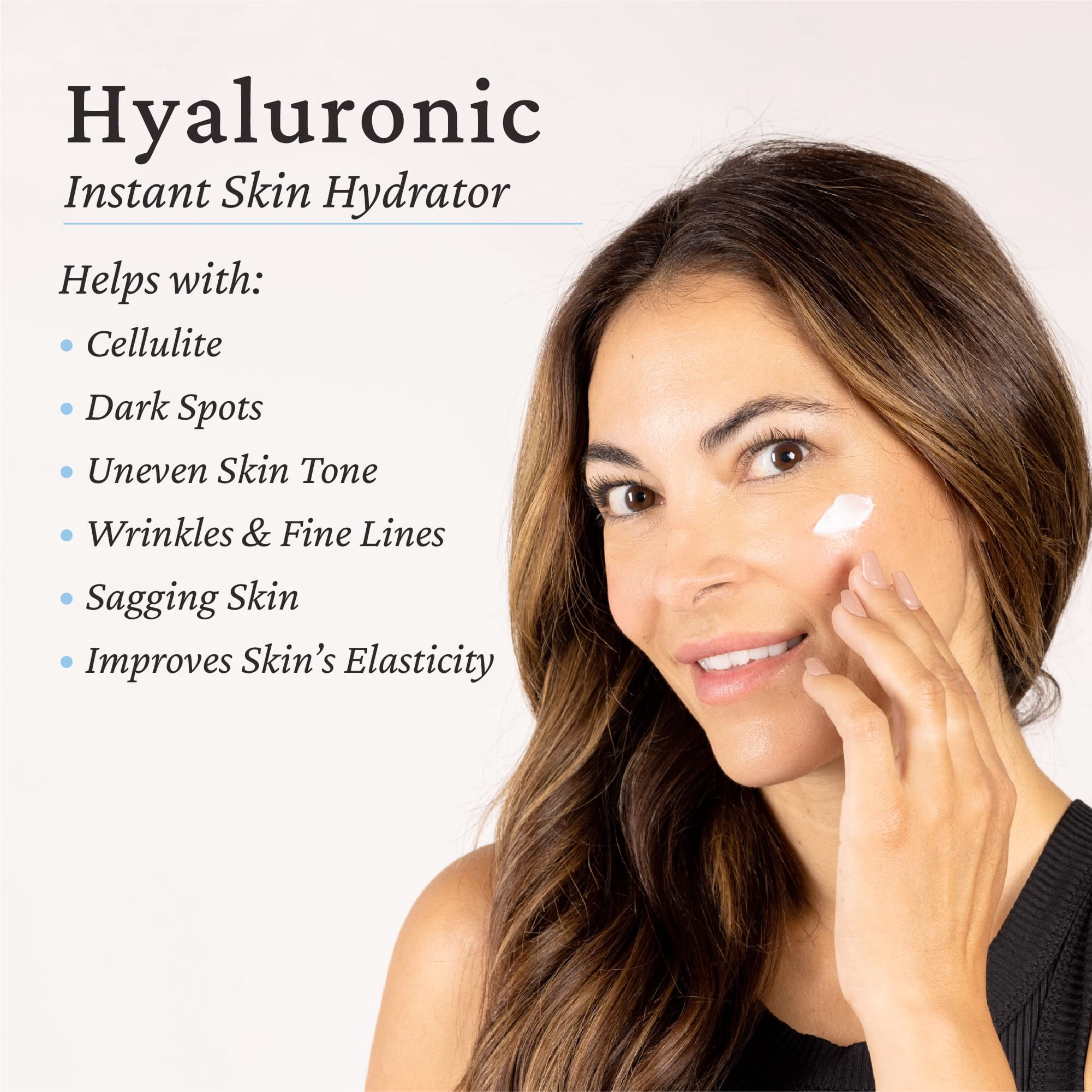Elastalift Hyaluronic Acid Body Cream with Vitamin E for Dry Skin and Sagging Skin. 15 fl oz