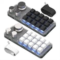 thumbnail image 3 of Teclado Programable de 15 Teclas y 3 Botones, Interruptor Azul, Teclado Numérico Intercambiable en Caliente, Teclado para Juegos con Función de Memoria, Color Negro., 3 of 5