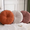 thumbnail image 3 of Trayknick Tassel Round Cushion Ball Throw Pillow - Good Resilience, High Elasticity, and Pain Relief for Home Decoration, 3 of 8