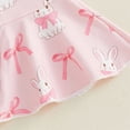 thumbnail image 5 of mgoYE Baby Girl Clothes 6-9 Months My First Easter Baby Girl Outfit Easter Bunny Shirt Onesie Romper Bell Bottoms Pants Newborn Easter Clothes(White,3-6 Months), 5 of 9
