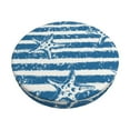 thumbnail image 6 of Uemuo Ocean on Striped Pattern Round Bar Stool Seat Covers Washable Stool Cushion Slipcover Elastic Bar Chair Covers-14 inch, 6 of 7