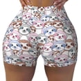 thumbnail image 2 of Fotbe sloth cartoon Seamless Shorts, Womens Workout Shorts High Waist Stretch Booty Short for Gym/Yoga/Running/Biking-XX-Large-X-Large, 2 of 8