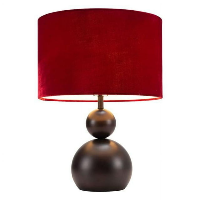 Zuo Modern 56154 Lampe de Table Shobu 21.5 x 15.7 x 15.7 Po, Rouge