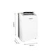 thumbnail image 4 of Aire Portátil Hisense 1 Tonelada 12,000BTU´s 110V Blanco, 4 of 4