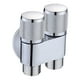 thumbnail image 2 of Válvula de control doble de 1 entrada y 2 salidas para conexión de múltiples dispositivos, válvula de descarga G1/2" Plata, 2 of 8
