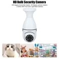 thumbnail image 4 of Wifi Light Bulb Camera, 110-240V Full Color 2.4GHz Light Bulb Security Camera Wifi Night Vision 1080P  For Living Room, 4 of 8