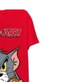 thumbnail image 4 of Tom and Jerry Men's Shirt, Classic Cartoon Printed Tom and Jerry T-shirt Red - L, 4 of 5