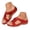 A, variant on Pandaie Womens Low Wedge Sandals Dressy Platform Open Toe Slides Comfortable Walking Casual Slip on Summer Shoes Wine 9.5