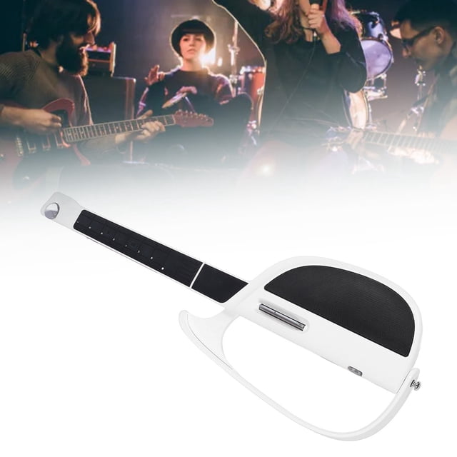 Guitarra Inteligente Sin Cuerdas C1, Guitarra Eléctrica Acústica Con Generador de Acordes, Hojas de Acordes Interactivas de Aplicación y Caja de Ritmos Incorporada Incorporada