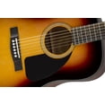 thumbnail image 4 of Fender CD-60 Dreadnought Acoustic Guitar - Sunburst w/ Hard Case, 4 of 8