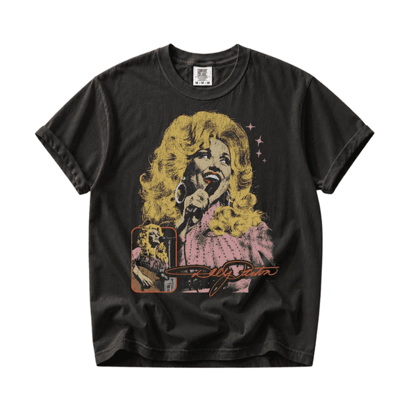 Dolly Portrait Tshirt, Retro Country Music Shirt, Vintage Western Cowgirl Concert Graphic T-shirt, Called Dolly Dolly Fan Merch