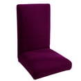 thumbnail image 1 of Funda para silla de comedor Baoblaze estirable púrpura, 1 of 5