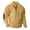 #015 Gold, variant on Men’s Quarter Button Ribbed Knit Corduroy Pullover, Long Sleeve Casual Sweater with Suede Elbow Patches, Soft Warm Fall Winter Top, Dark Blue,2XL