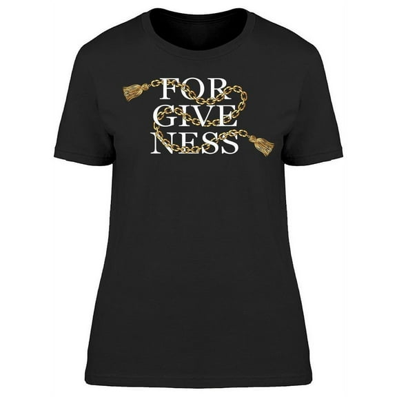 Forgiveness Decorative Chains T-Shirt Women -Image by Shutterstock, Female Small