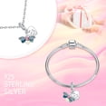 thumbnail image 2 of NINGAN 925 Sterling Silver Charm Women Bracelets Necklace Firefly Glow-At-Night Dangle Charms Women, 2 of 6