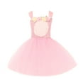 thumbnail image 6 of Casual Dress for Girl Toddler Girls Pink Adorable Easter Bunny Princess Dress Cute Plush Rabbit Ears Party Mesh Tufted Dress, 6 of 7