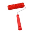 thumbnail image 2 of 7" Assorted Embossed Floral Pattern Paint Roller Painting Roller with Plastic Handle F, 2 of 9
