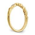 thumbnail image 4 of 14k Yellow Gold Ring 0.081 ct Diamond Band, 4 of 5