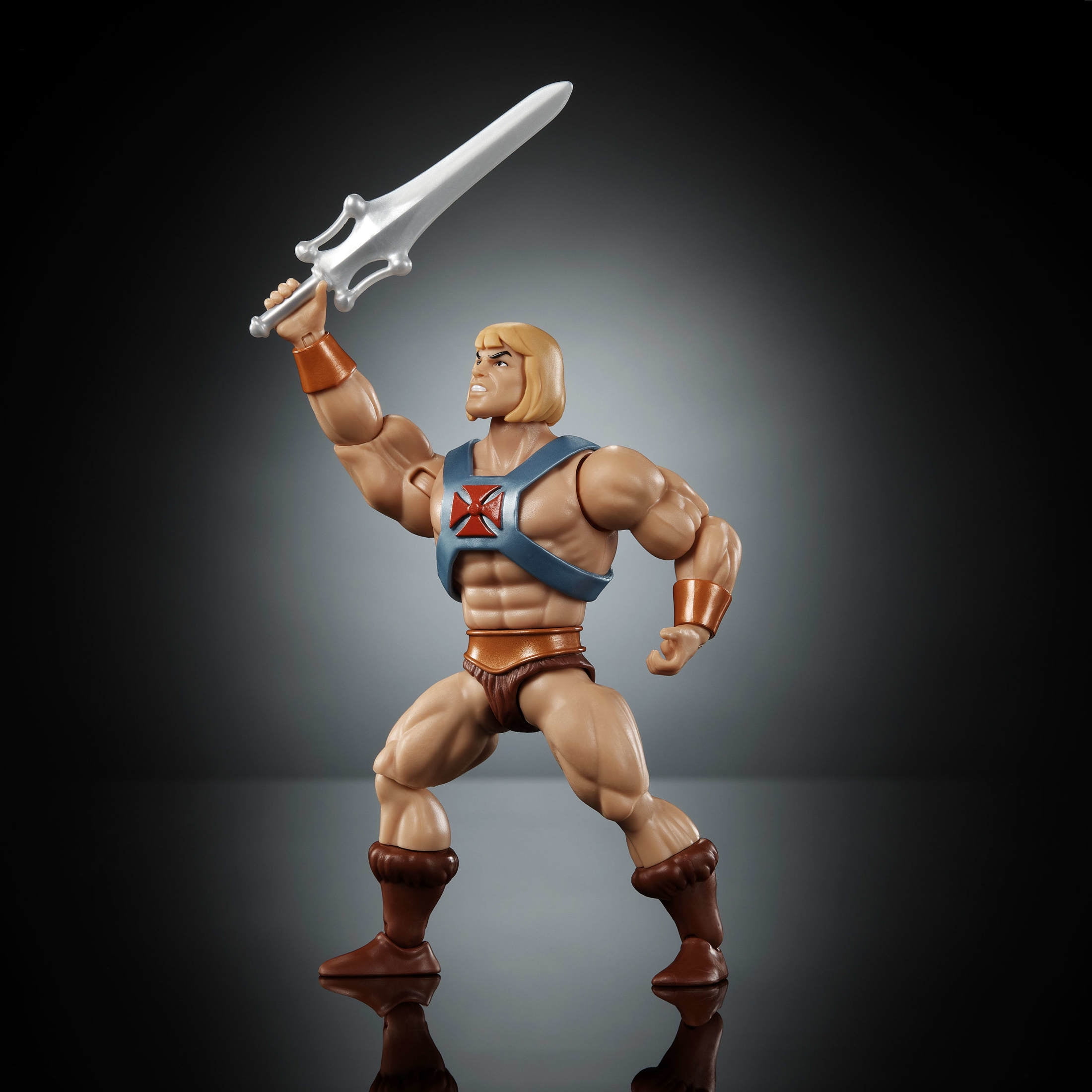 Masters of the Universe Origins Cartoon Collection Faker 5.5-inch Action Figure Toy, 1980 TV He-Man