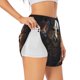 thumbnail image 1 of Balery Classical Style Brown Owl Pantalones cortos deportivos para mujer con forro y dos bolsillos, elásticos, para entrenamiento, gimnasio, yoga-XX-Large, 1 of 7